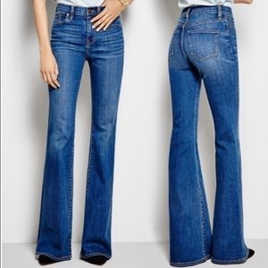 J. Crew Ashbury Flare Jean's, sz 28/6